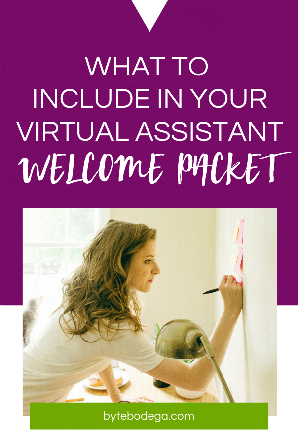 What to include in your virtual assistant welcome packet What to include in your virtual assistant welcome packet | Byte Bodega